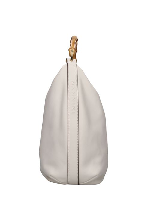 Borsa in pelle NANNINI | 18228COFF WHITE